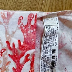 値下げ‼️【ZARA HOME】サンゴ柄🪸ピロケースの画像