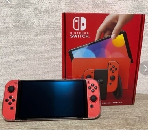 任天堂　switch 有機EL マリオレッド美品