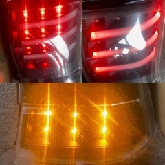 気持ちだけの値下げ　ジャンク品　375タントLEDテール 点灯OK
の画像