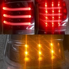 気持ちだけの値下げ　ジャンク品　375タントLEDテール 点灯OK
の画像