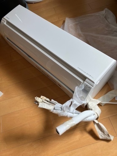 エアコン 白くまくん 14畳200v 室外機込み 取り外し済