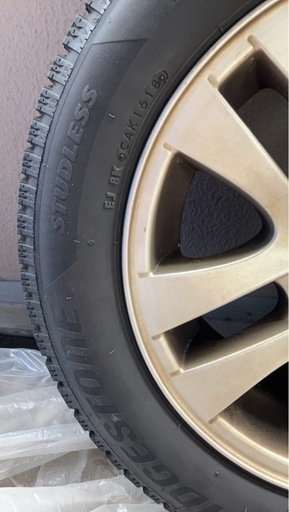 【購入者決定】【4本】BMW E90系純正ホイール スタッドレスタイヤ ブリヂストン VRX2  2018年製(中古)