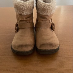 【超〜可愛い♪】ミッキーマウスチャーム☆ボアブーツ☆17cm かかともバッチリ‼︎の画像