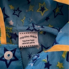 【超〜可愛い】　⭐︎スター柄⭐︎ ポンチョ　80-100 使い勝手良し^_^の画像