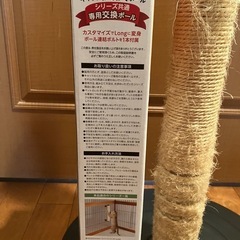 ⭐︎猫用爪とぎ キャットわくわくポール本体＋専用交換ポール⭐︎の画像