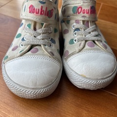 DOUBLE B ミキハウス ハイカットスニーカー 18cmの画像