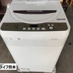 2019年製　シャープ　全自動洗濯機　6kg ES-GE6D