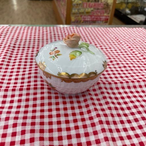 【ドリーム川西店御来店限定】 HEREND HVNGARY/シュガーポット/中古品【2125560000007100】