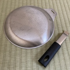 【キャンピングツール】アウトドア用フライパン 未使用品 軽量・コンパクト設計の画像