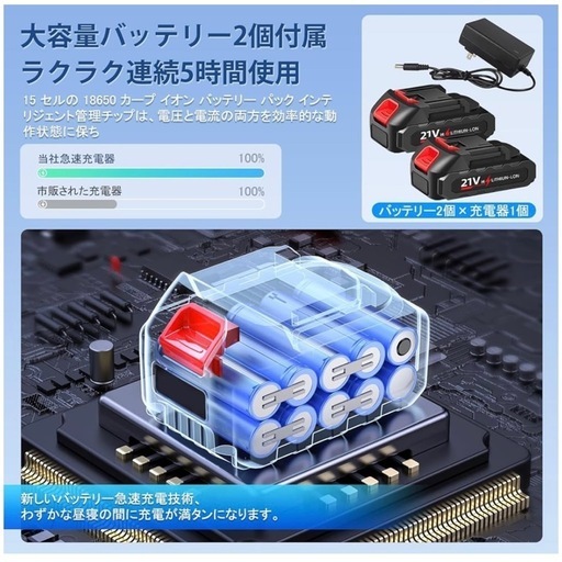 電動草刈機 草刈り機 充電式 芝刈 コードレス 軽量 4種類替刃 21V 伸縮式