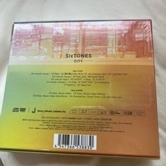 SixTONES CD+DVD　 CITY初回限定版Aの画像