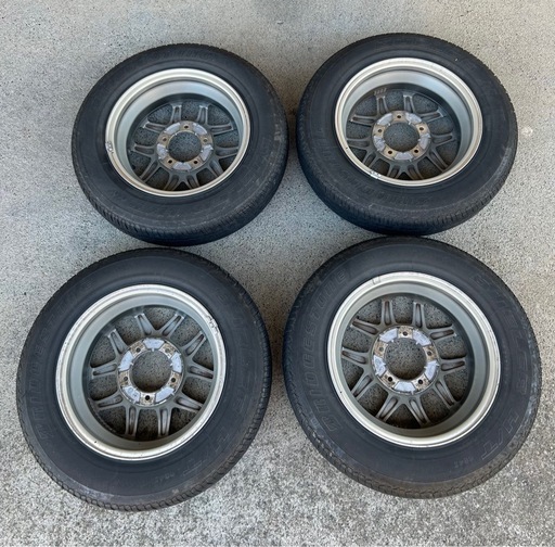 ジムニー 純正アルミホイール ４本セット 16x5.5J INSET22 純正タイヤ付 175/80R16