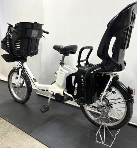 1都4県全域送料無料　業界最長12ヶ月保証　電動アシスト自転車　パナソニック　ギュットミニ　新型　20インチ 子供乗せ　白色　g923