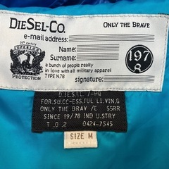 DIESEL ダウンジャケット　メンズの画像