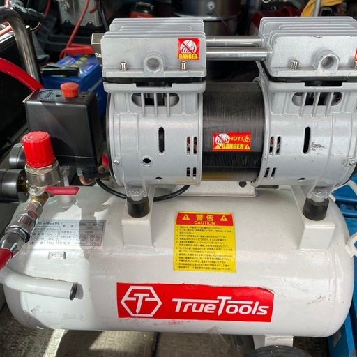 【お値下げ】静音コンプレッサーとサブタンク