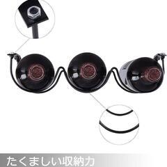 新品★ワインラック キャビネット下 整理 収納ラック ボトル用 オーガナイザーの画像