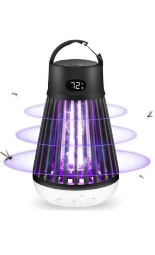 【決まりました⠀】新品未使用！電撃殺虫灯 照明ランプ2way 充電式