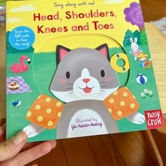 英語絵本　仕掛け絵本　 Head Shoulders knees...