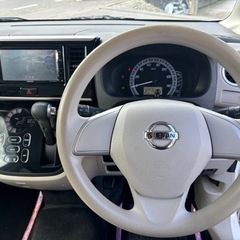 H27年式 日産 デイズルークス 車検2年付き★総額19.8万円★機関良好！フルセグ 社外ナビ アラウンドビューモニター アイスト 片側パワスラ 修復歴なし！Tチェーン式 CVTの画像