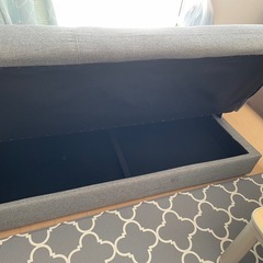 【急募】ニトリ　ソファ　ベッド　収納付き　2人掛け　3人掛けの画像