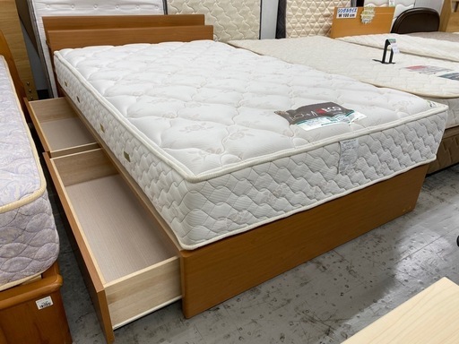 【愛品館 江戸川店 セミダブル】 ROOMDECO（かねたや） セミダブルベッド ID:153-019263-007