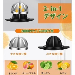【新型、新品＆未使用品】DEIME ステンレススチール シトラスジューサー ジュース絞り器 電動オレンジジュー 圧力活性化電動ジューサー スロージューサー 110Vの画像