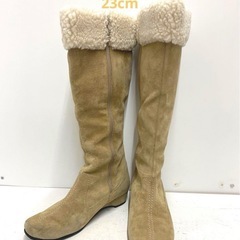 Hush Puppies ハッシュパピー ロングブーツ 天然皮革...