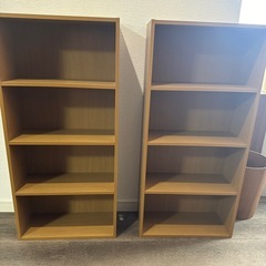 カラーボックス２つまとめて売りますの画像