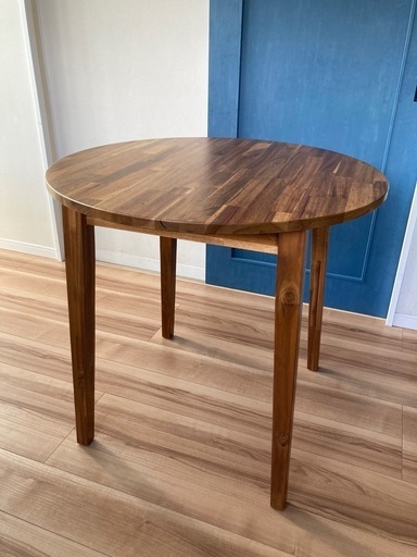 グラード テーブル丸 BR色 グラード テーブル丸 BR色 形木製テーブル