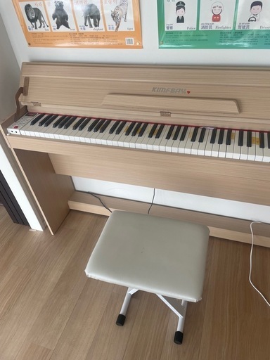 KIMFBAY 電子ピアノ 88鍵盤 ピアノ 木製 本体 電子 ピアノ 88鍵 Digital Piano アップライト ピアノ ペダル付き ファンクションボックス 子供 初心者 MIDI対応