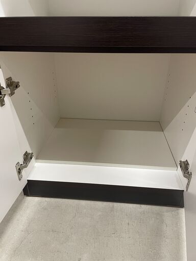 食器棚 ニトリ ダークブラウン W(幅)59.1×D(奥行き)50.5×H(高さ)200.6cm ※クリーニング済み