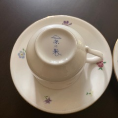 深川製磁　ペアーコーヒーカップの画像