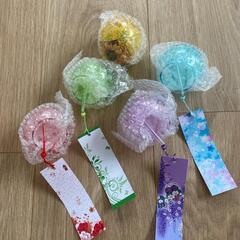 新品♡ 風鈴 ウインドベル ガラス ウィンドチャイム ドアチャイム 夏の風物詩 幸運の画像
