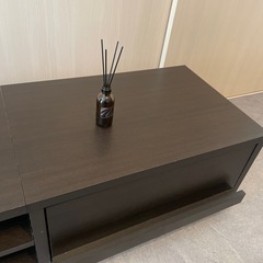 テレビボード　ローテレビ台　飾り台　木製の画像