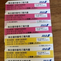 ANA 株主優待　一枚800円