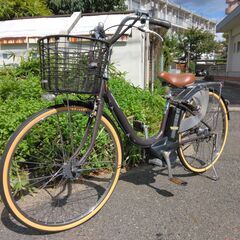 ヤマハ　PASnatura　２６インチの電動自転車です。前後タイヤ新品交換済みです。