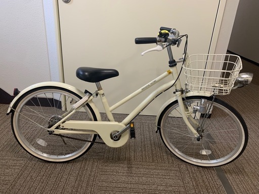 アサヒ　子供用自転車　20㌅　クリーム色