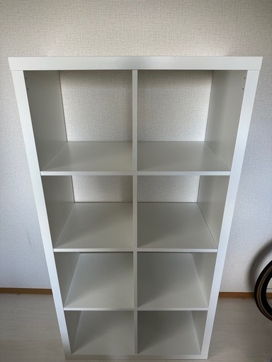 IKEA カラックス 2×4段 ホワイト イケア