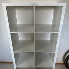IKEA カラックス 2×4段 ホワイト イケア