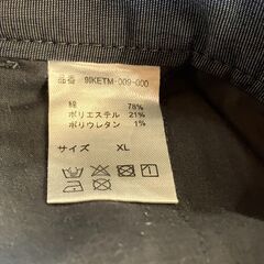 ikka（イッカ）七分丈パンツ（グレー）XLの画像