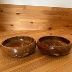 皿　サラダボウル　和皿　食器　木　おしゃれの画像