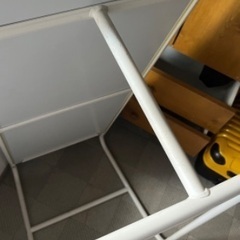 鏡 Ikea KNAPPER クナッペル スタンドミラー, ホワイトの画像