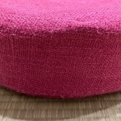 (差し上げます)円形クッション の画像