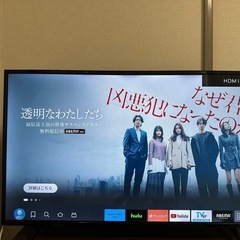 テレビ43型&fire stick tv(第2世代)