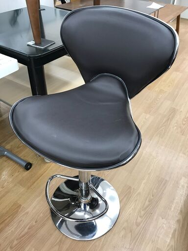 ★ジモティ割あり★  カウンターチェア ダークブラウン クリーニング済み KJ6267