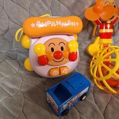 アンパンマン にこにこばぁーでんわ ハンディファン しゃかしゃかボールの画像