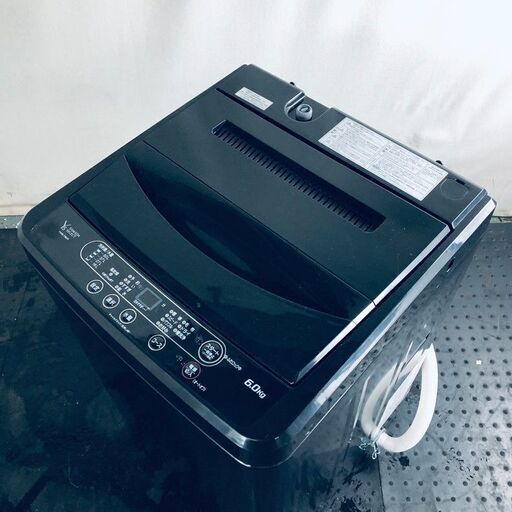 ID:sd25677 ヤマダ電機 YAMADA 洗濯機 一人暮らし 中古 2023年製 全自動洗濯機 6.0kg ホワイト 送風 乾燥機能付き YWM-T60H1  【リユース品：状態B】【送料無料】【設置費用無料】