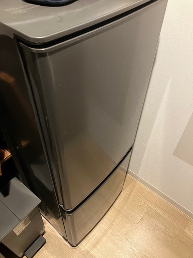 【2022年製】三菱ノンフロン冷凍冷蔵庫 MR-P15H-H