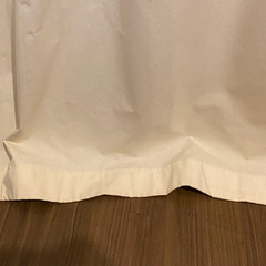 【0円】無印良品　カーテン　幅100×丈200 コットンの画像