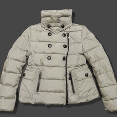 モンクレール　ダウン　サイズ０　グレー　美品　『取りに来ていただける方に』の画像